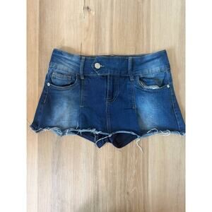 Women’s Y2K Low Rise Denim Mini Skirt Size XL